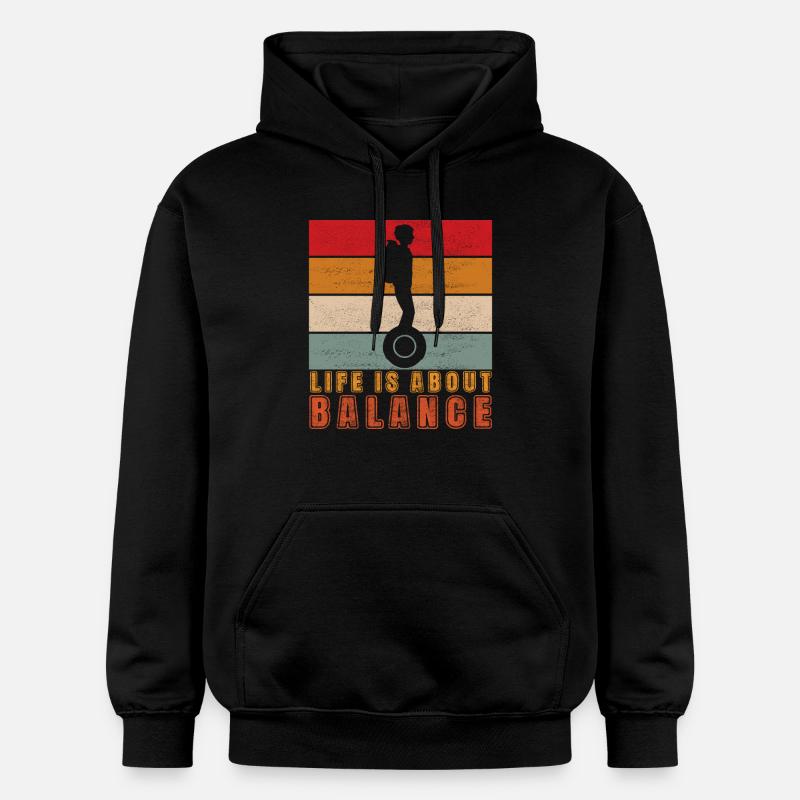 EUC Monowheel - Gildan Unisex Softstyle® Midweight Hoodie - black