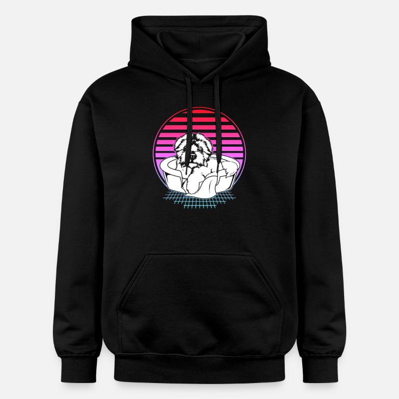 Maltais - Sweat à capuche Softstyle® Gildan Unisexe - noir