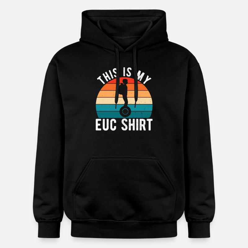 EUC Monoroue - Sweat à capuche Softstyle® Gildan Unisexe - noir