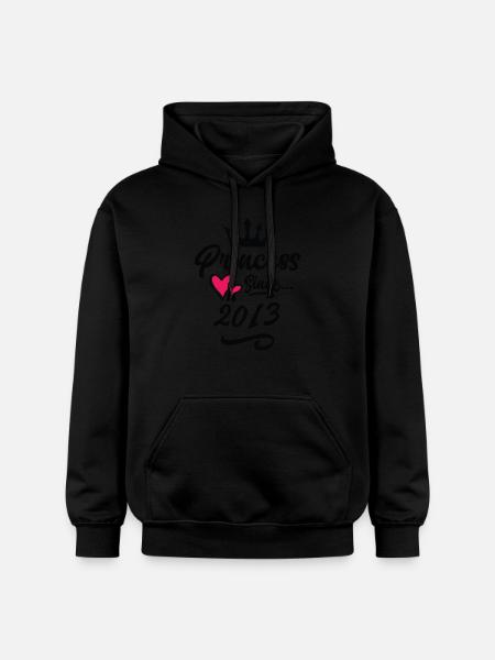 2013 Princess Birthday - Gildan Unisex Softstyle® Midweight Hoodie - black