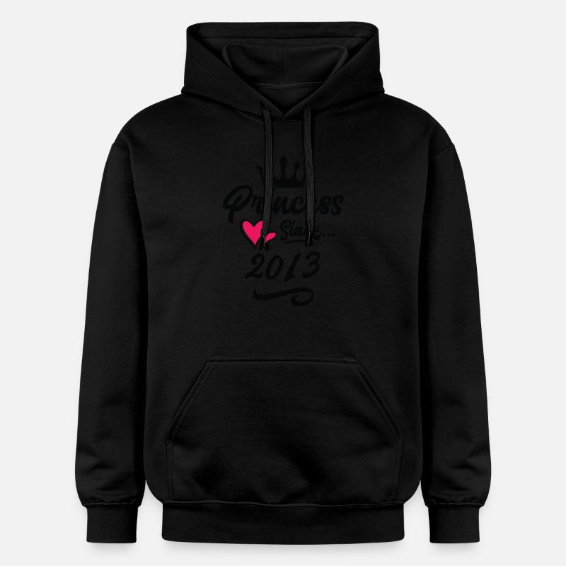 2013 Anniversaire de la princesse - Sweat à capuche Softstyle® Gildan Unisexe - noir