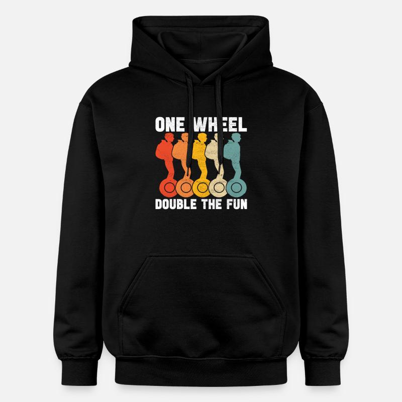 EUC Monoroue - Sweat à capuche Softstyle® Gildan Unisexe - noir