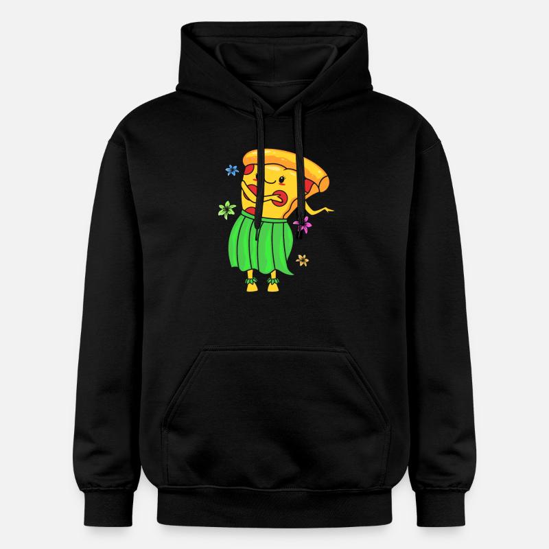 Pizza Hawaï - Sweat à capuche Softstyle® Gildan Unisexe - noir
