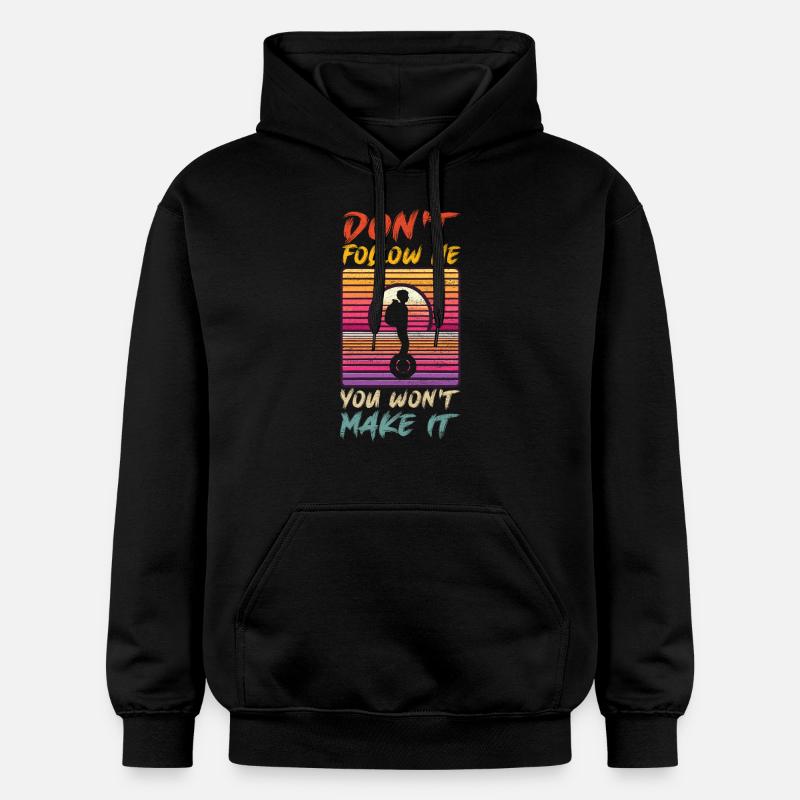 EUC Monoroue - Sweat à capuche Softstyle® Gildan Unisexe - noir