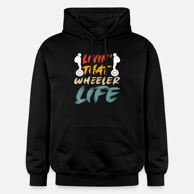 EUC Monoroue - Sweat à capuche Softstyle® Gildan Unisexe - noir