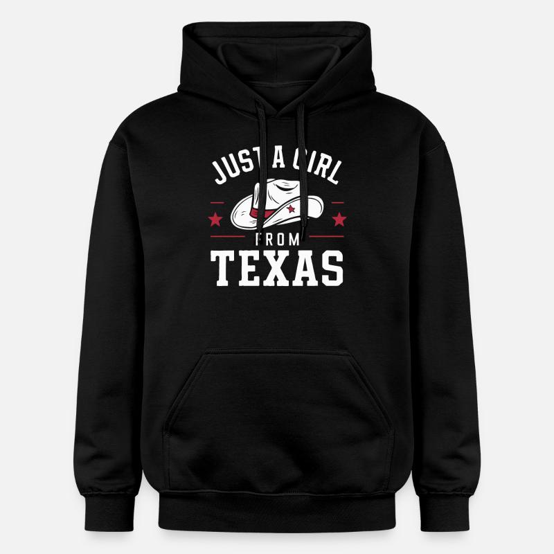État du Texas Texans Texas - Sweat à capuche Softstyle® Gildan Unisexe - noir