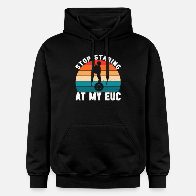 EUC Monoroue - Sweat à capuche Softstyle® Gildan Unisexe - noir