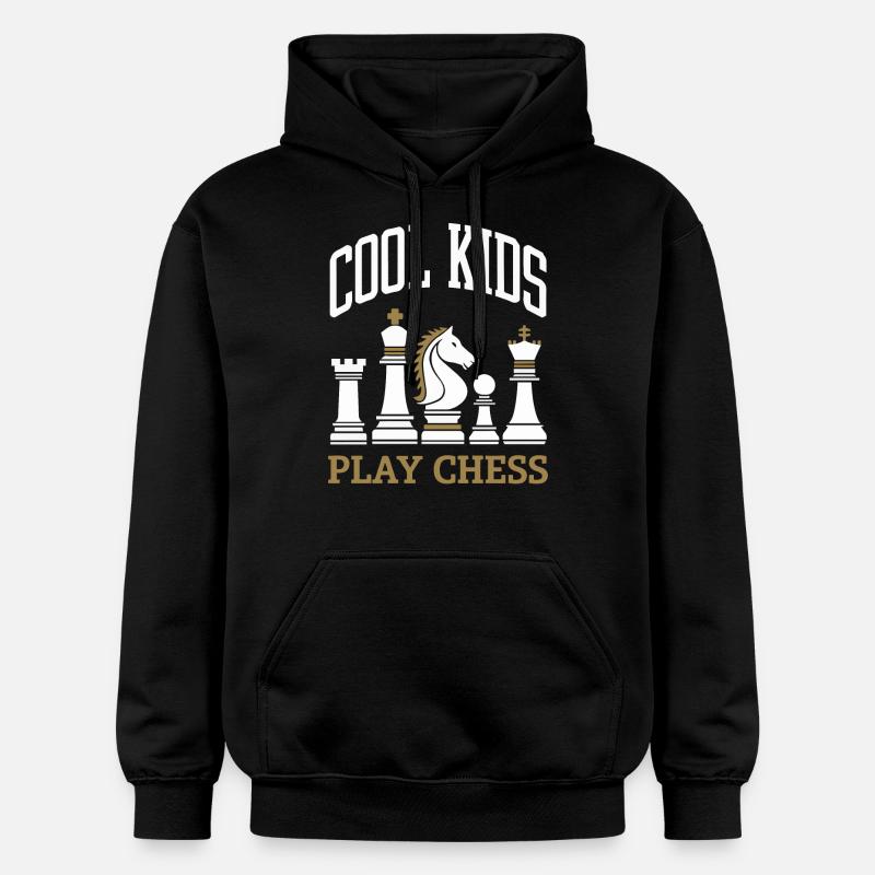 Chess Chess Player - Gildan Unisex Softstyle® Midweight Hoodie - black