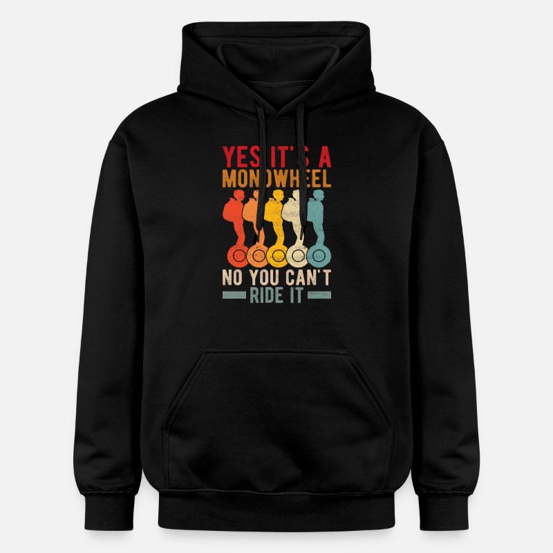 EUC Monoroue - Sweat à capuche Softstyle® Gildan Unisexe - noir
