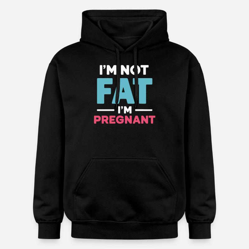Grossesse Grossesse Accouchement - Sweat à capuche Softstyle® Gildan Unisexe - noir
