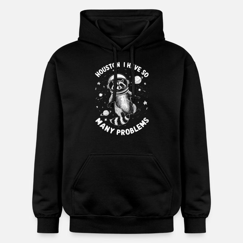 Raton laveur - Sweat à capuche Softstyle® Gildan Unisexe - noir