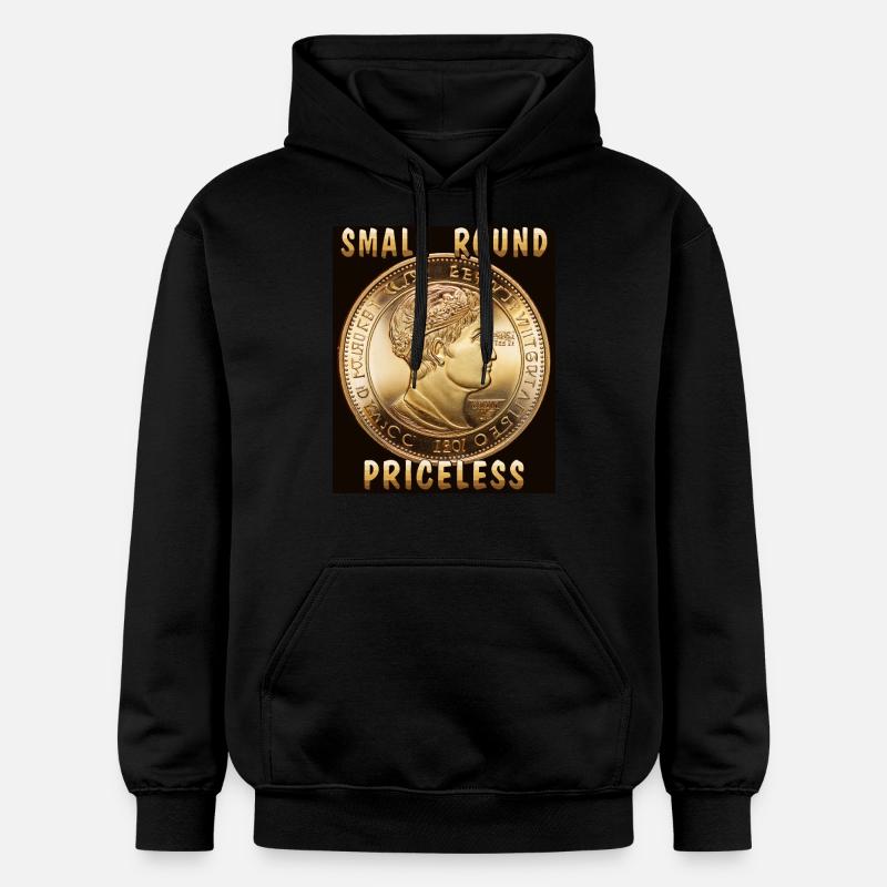 PIÈCE PETITE RONDE INESTIMABLE - Sweat à capuche Softstyle® Gildan Unisexe - noir