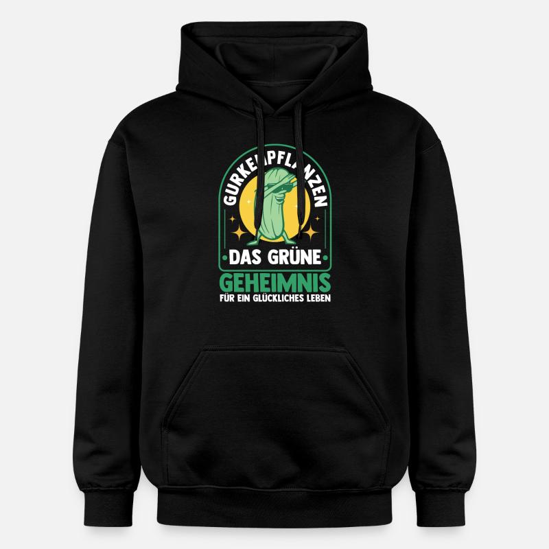 Jardinier Concombre Jardin fermier - Sweat à capuche Softstyle® Gildan Unisexe - noir