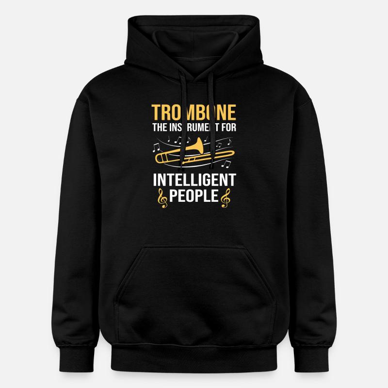 Trombone - Sweat à capuche Softstyle® Gildan Unisexe - noir