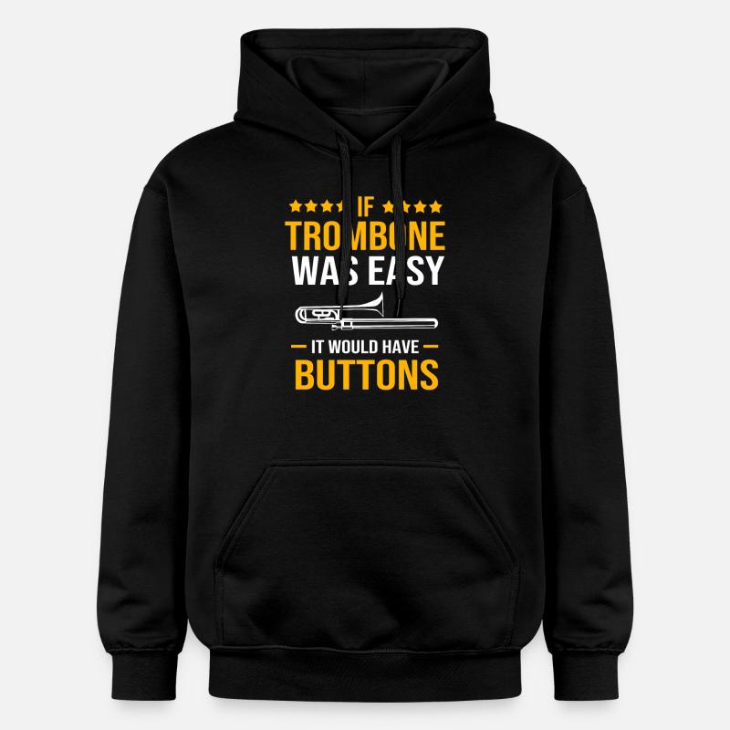 Trombone - Sweat à capuche Softstyle® Gildan Unisexe - noir