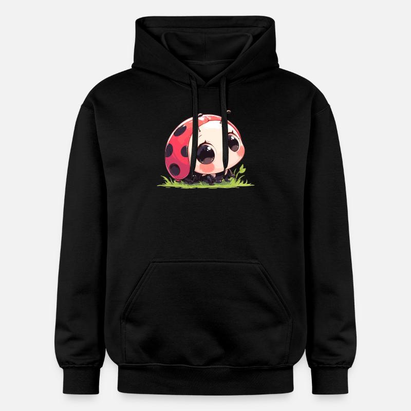 Coccinelle Marienkäfer - Sweat à capuche Softstyle® Gildan Unisexe - noir