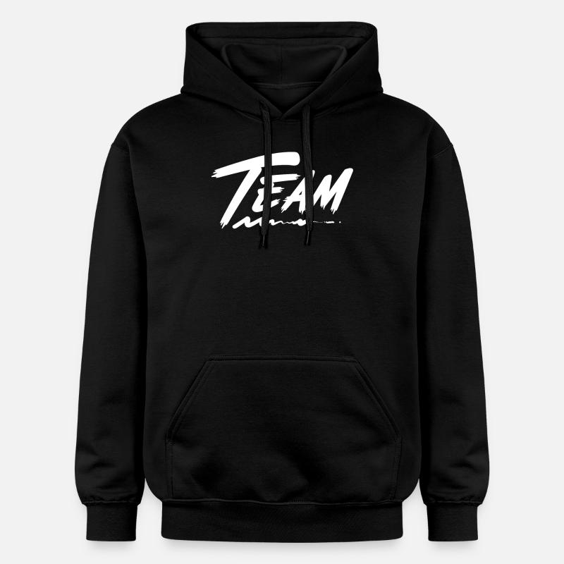 Équipe - Sweat à capuche Softstyle® Gildan Unisexe - noir