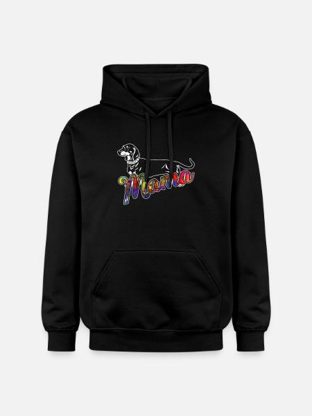 Dachshund Dachshund Mama - Gildan Unisex Softstyle® Midweight Hoodie - black