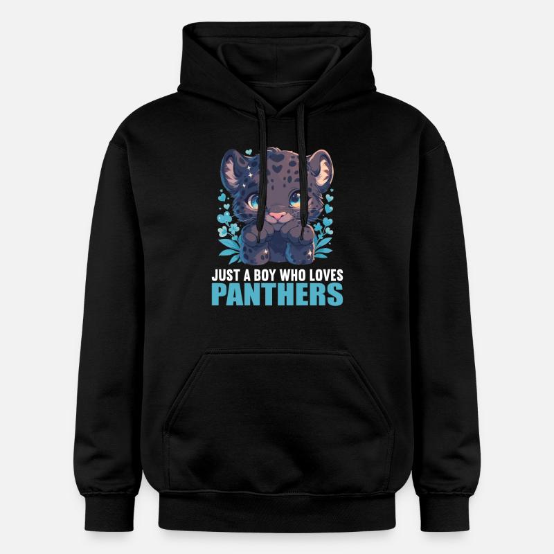 Panthères Panthère - Sweat à capuche Softstyle® Gildan Unisexe - noir