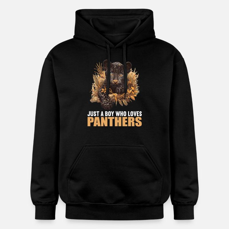 Panthères Panthère - Sweat à capuche Softstyle® Gildan Unisexe - noir