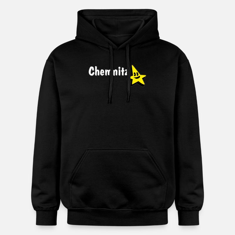 FIÈVRE ÉTOILÉE DE CHEMNITZ - Sweat à capuche Softstyle® Gildan Unisexe - noir