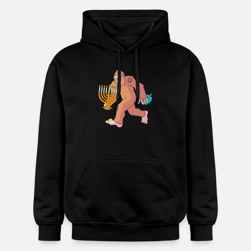 Hanoucca - Sweat à capuche Softstyle® Gildan Unisexe - noir