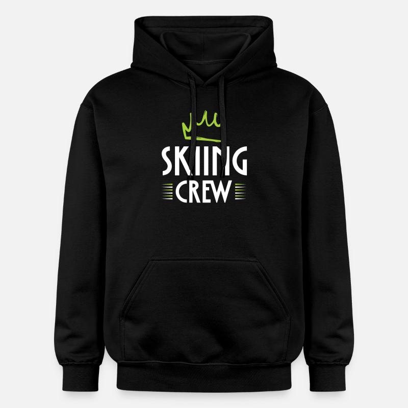 Équipe de ski - Sweat à capuche Softstyle® Gildan Unisexe - noir