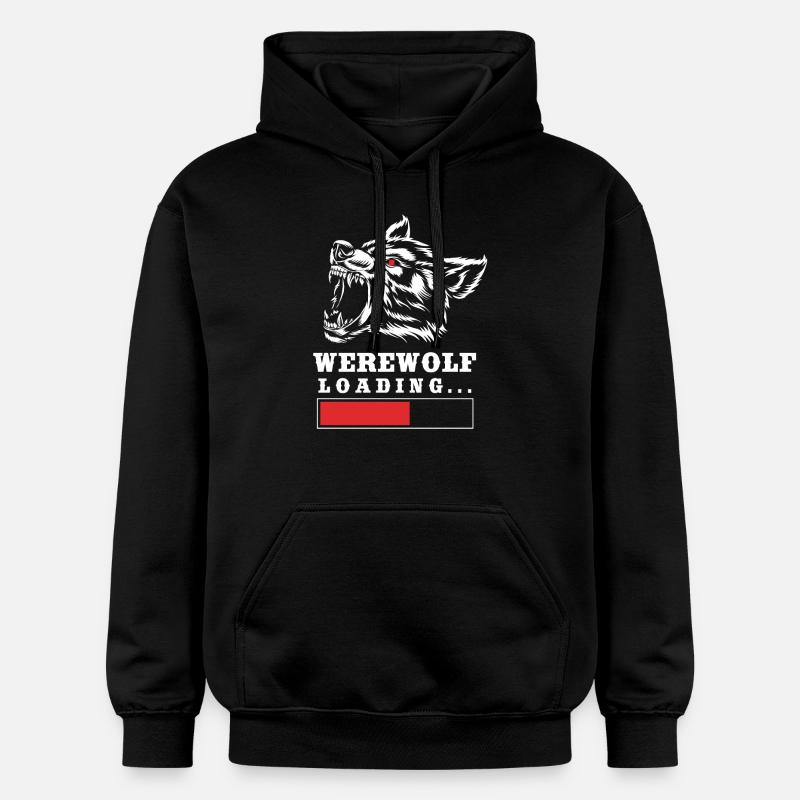 Werwolf - Gildan Unisex Softstyle® Midweight Hoodie - Schwarz