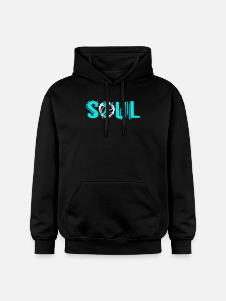 Volleyball Soul - Gildan Unisex Softstyle® Midweight Hoodie - black