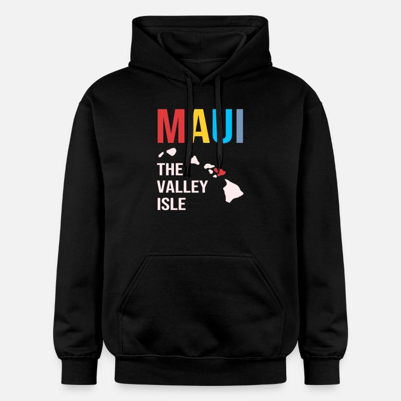 Maui Hawaï Hawaïen - Sweat à capuche Softstyle® Gildan Unisexe - noir