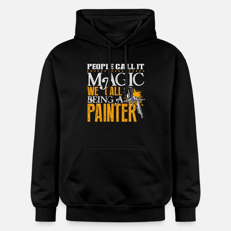 Painter Being A Painter - Gildan Unisex Softstyle® Midweight Hoodie - black
