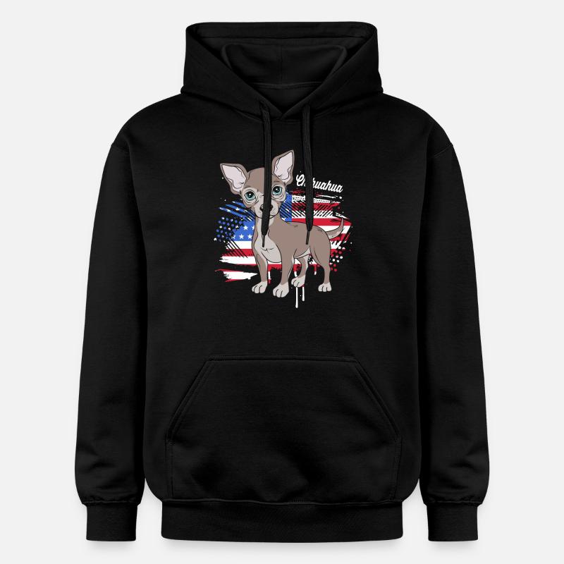 Chihuahua - Sweat à capuche Softstyle® Gildan Unisexe - noir