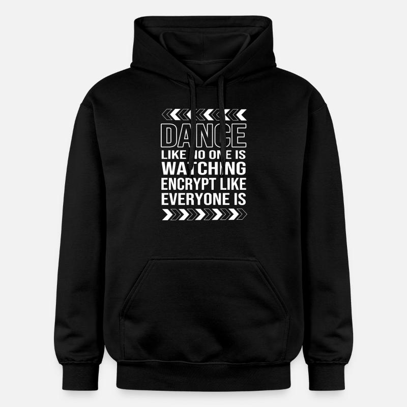 Cybersecurity Cyber Programmierer Hacker - Gildan Unisex Softstyle® Midweight Hoodie - Schwarz