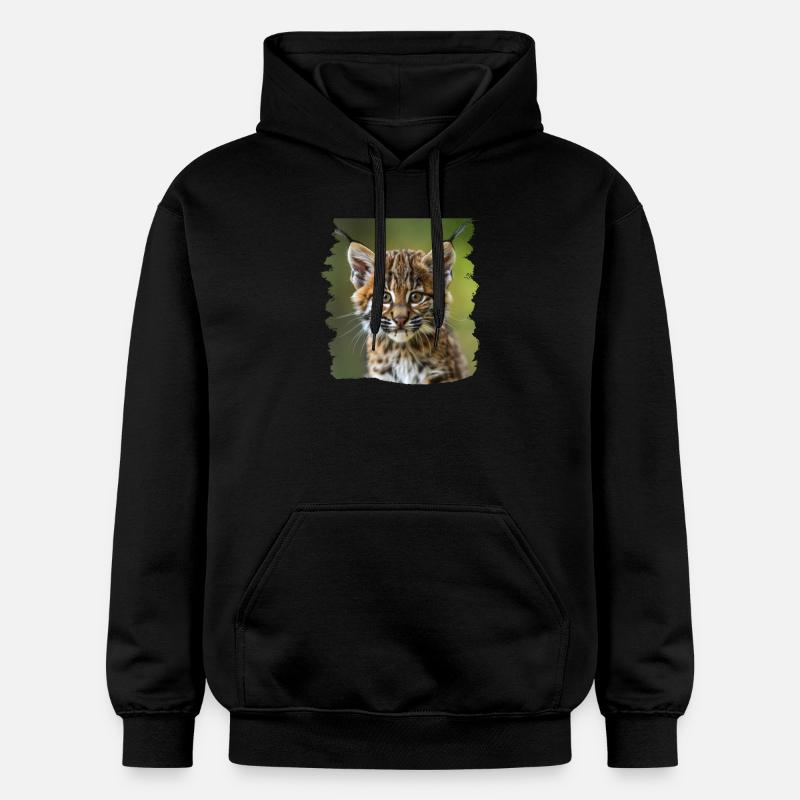 Bobcats Rotluchse Rotluchs Luchs - Gildan Unisex Softstyle® Midweight Hoodie - Schwarz