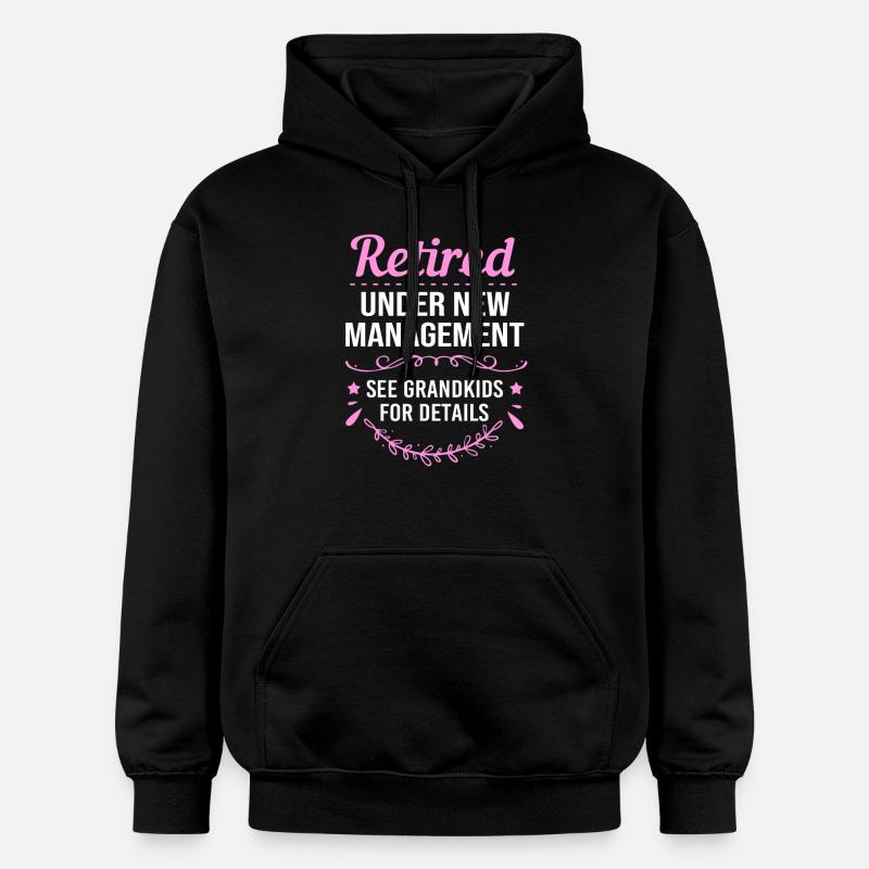Retraité Retraité Retraité - Sweat à capuche Softstyle® Gildan Unisexe - noir