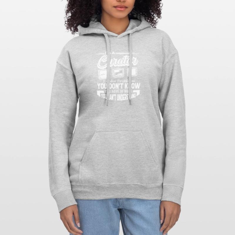 Curator Curator Solves Problems Gildan Unisex Softstyle® Midweight Hoodie