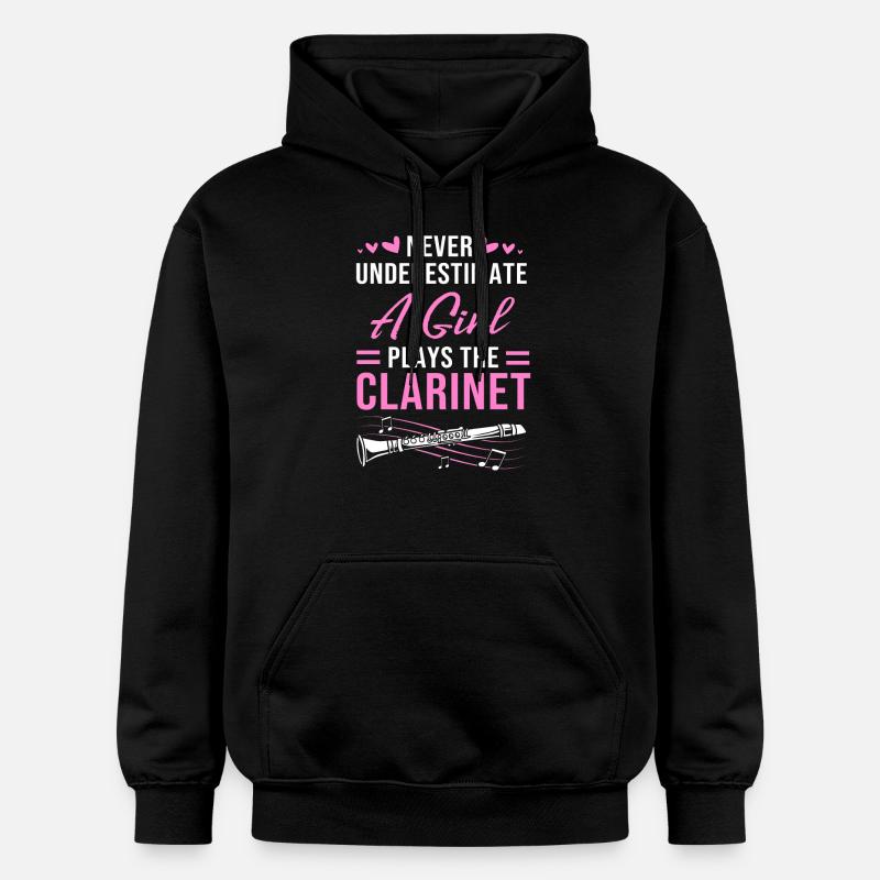 Clarinette - Sweat à capuche Softstyle® Gildan Unisexe - noir