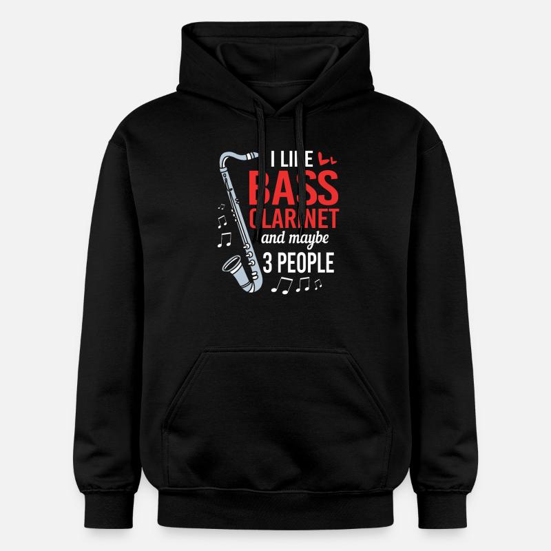 Clarinette - Sweat à capuche Softstyle® Gildan Unisexe - noir
