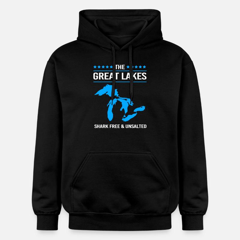 Grands Lacs - Sweat à capuche Softstyle® Gildan Unisexe - noir
