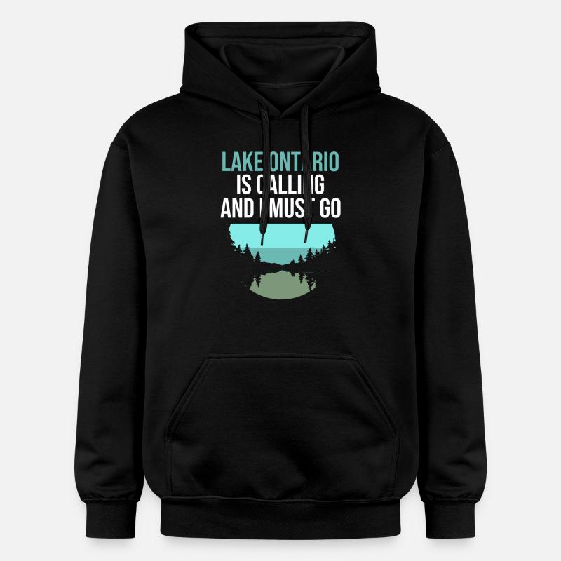 Grands Lacs - Sweat à capuche Softstyle® Gildan Unisexe - noir
