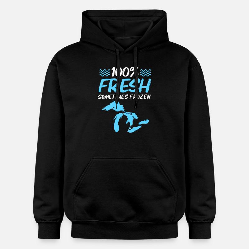 Grands Lacs - Sweat à capuche Softstyle® Gildan Unisexe - noir