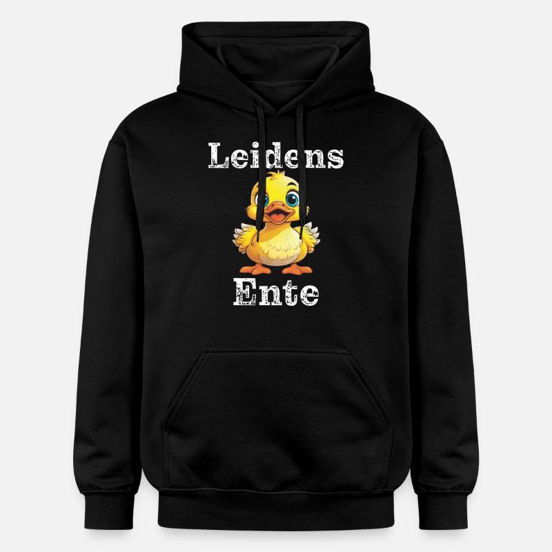 Le canard de Leyde - Sweat à capuche Softstyle® Gildan Unisexe - noir