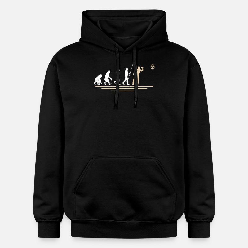 Dart d’art Dart d’évolution - Sweat à capuche Softstyle® Gildan Unisexe - noir