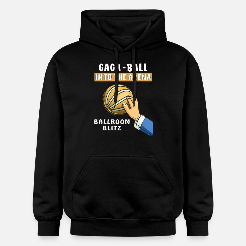 GAGA BALL DANS L’ARÈNE - Sweat à capuche Softstyle® Gildan Unisexe - noir