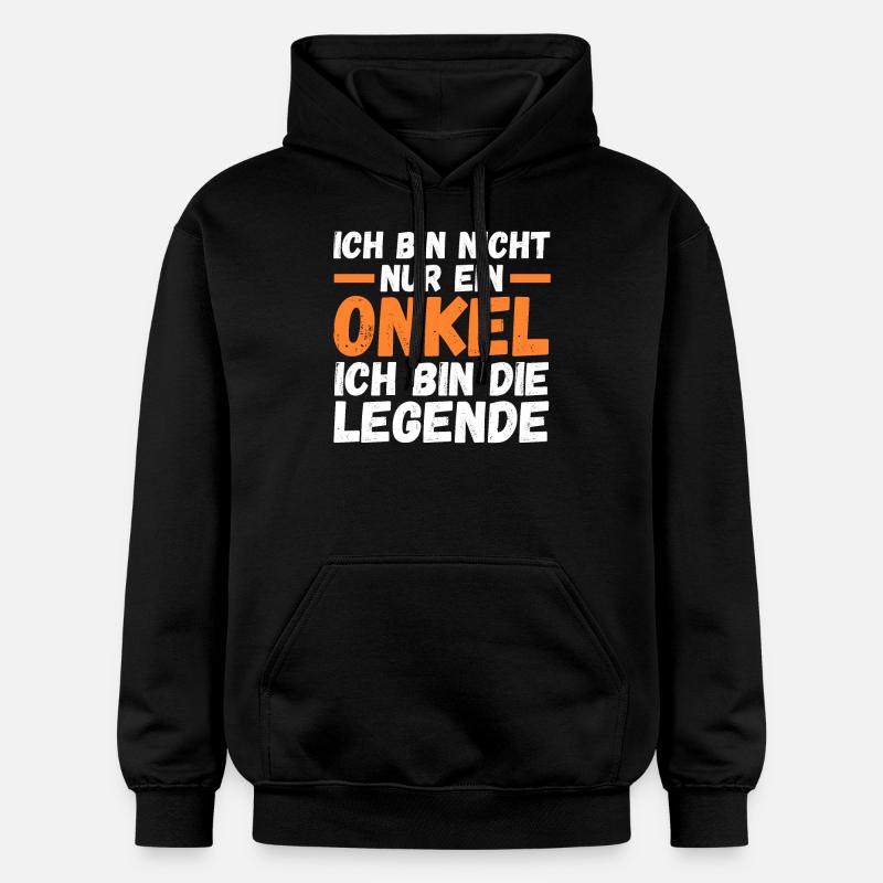 Oncle - Sweat à capuche Softstyle® Gildan Unisexe - noir