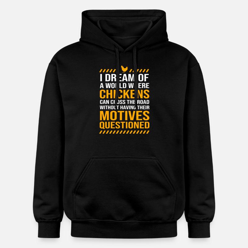 Poulet Volaille - Sweat à capuche Softstyle® Gildan Unisexe - noir