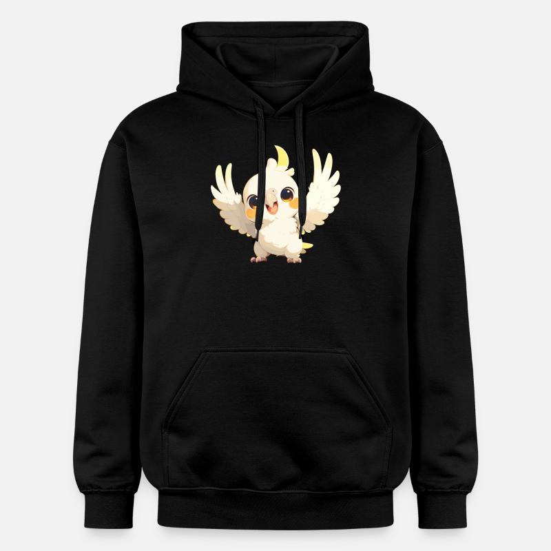 Cacatoès Cacatoès Cacatoès - Sweat à capuche Softstyle® Gildan Unisexe - noir