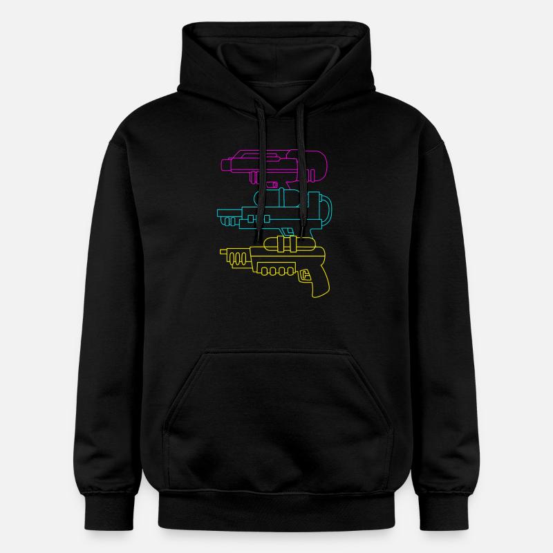 Pistolet à eau - Sweat à capuche Softstyle® Gildan Unisexe - noir