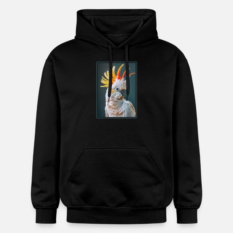 Cacatoès Cacatoès Cacatoès - Sweat à capuche Softstyle® Gildan Unisexe - noir