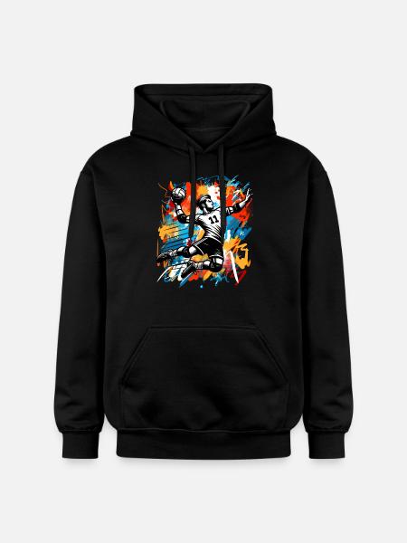 Handball Joueurs de handball - Sweat à capuche Softstyle® Gildan Unisexe - noir